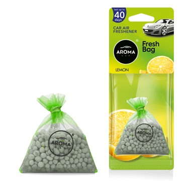 AROMA CAR Osvježivač zraka za auto FRESH BAG Lemon, ceramic