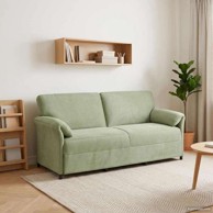 Sofa za 3 osobe, 3-sjed, 180 cm, 198x83x95 cm, baršun, svijetlozelena