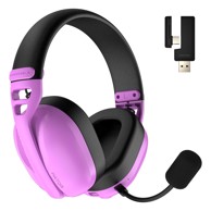 HATOR Bežične gaming slušalice Hyperpunk 3, USB-C/USB-A, Bluetooth, ljubičaste