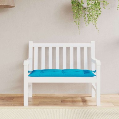 Jastuk za vrtnu klupu 110x50x7 cm Oxford tkanina, svijetlo plava