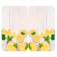 WENKO Zaštitni poklopci za štednjak od kaljenog stakla, 2 kom 52x30 cm 