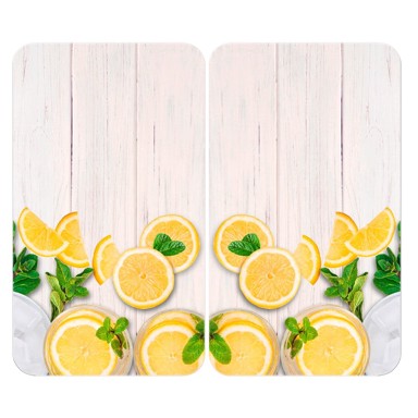 WENKO Zaštitni poklopci za štednjak od kaljenog stakla, 2 kom 52x30 cm