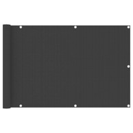 Balkonski zastor 90 x 300 cm HDPE, antracit