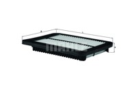 MAHLE Filter zraka HYUNDAI LX 2649 HYUNDAI I-10 1.1 08