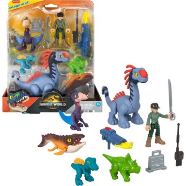 MATTEL Playset Imaginext Jurassic World, 10 dijelova