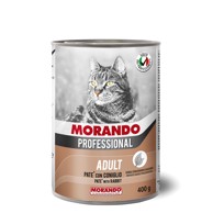 MORANDO Professional Cat Adult Pate zec 400 g konzerva