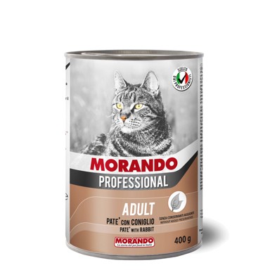 MORANDO Professional Cat Adult Pate zec 400 g konzerva