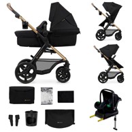 KINDERKRAFT Kolica Moov 2 4u1 Mink PRO, crna