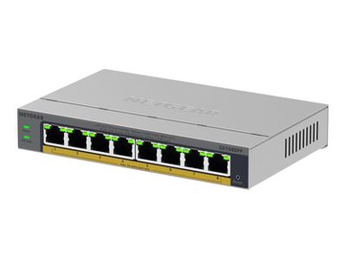NETGEAR Mrežni prekidač GS108EPP, 8 portova, Gigabit Ethernet, PoE+