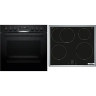 BOSCH Set za kuhanje HND675LS62, crna i nehrđajući čelik