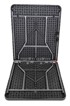 ROJAPLAST Stol, ugostiteljski, sklopivi, 180x74 cm, imitacija drva, crni