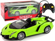 Sportski automobil na daljinsko upravljanje Lambo Speed, mjerilo 1:18, zeleni