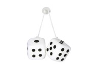 LAMPA Ukrasne kockice za auto bijele 37652