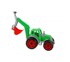 Dječji traktor za igru 45 cm, zeleni