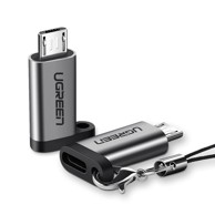 UGREEN Adapter USB Type C na Micro USB, sivi