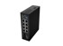 LANBERG Mrežni preklopnik ILGE-8P-2S-120, 8 x Gigabit Ethernet PoE + 2 x SFP, neupravljani, DIN