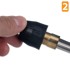 ROSFIX Cijev s mlaznicom za Kärcher K2–K7, 44,5 cm, 160 bar, 60°C