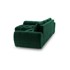 WINDSOR & CO SOFAS Zelena baršunasta kutna garnitura Nuage, lijevi kut, 285x192x92 cm