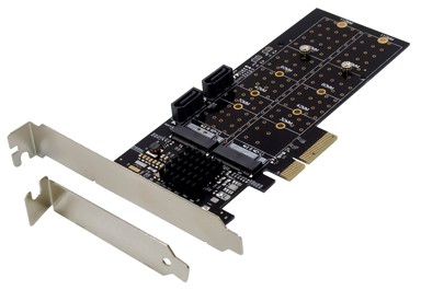 DAWICONTROL DC-644E RAID BLISTER RAID controller PCI Express x4 2.0 6 Gbit /s