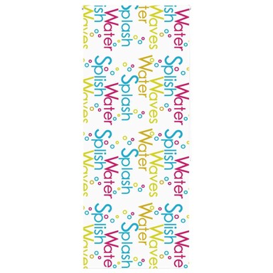 Rolo zavjesa za tuš, 100x240 cm, šarena