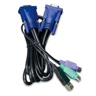PLANET KVM kabel 1,8 m USB s ugrađenim PS2 na USB pretvaračem