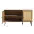 UNIQUE FURNITURE Niska komoda u dekoru hrasta u prirodnoj boji, 140x80 cm Pensacola