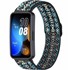 Elastični najlonski remen za Huawei Band 8/9/10, sa smeđim detaljima