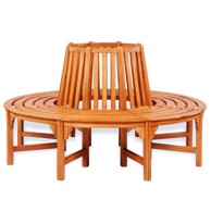Klupa oko stabla, 160 cm, drvena