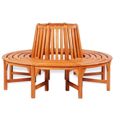 Klupa oko stabla, 160 cm, drvena