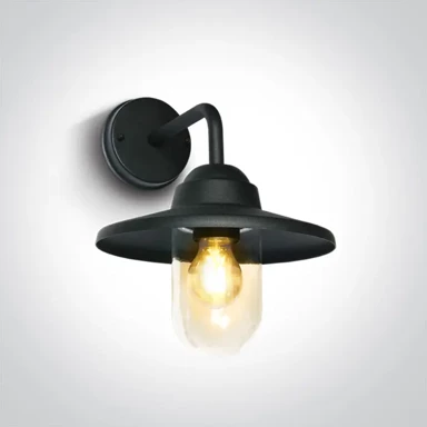 Zidna svjetiljka, E27, 40W, IP44, DM67408/B, crna