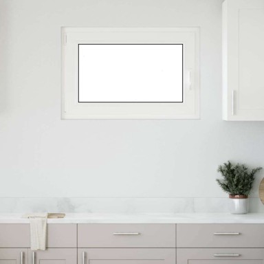 Prozor za podrum Risor 90 x 50 cm, PVC i staklo, dvostruki sloj, nagibanje i okretanje lijevo, antracit