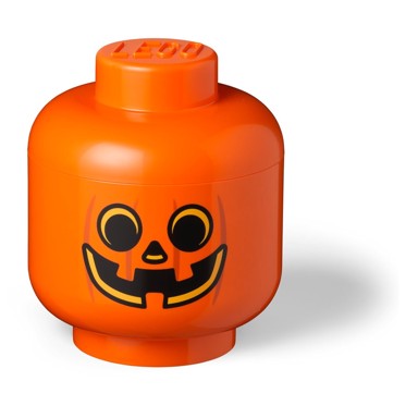LEGO® Kutija za pohranu Pumpkin Head L, narančasta