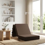 Sofa na razvlačenje 90 x 63 x 45 cm, sivosmeđa