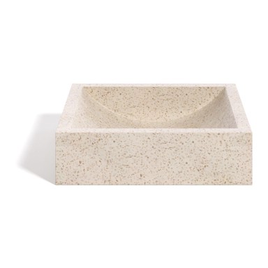 Umivaonik Kave Home Sunday 45x40 cm, terrazzo