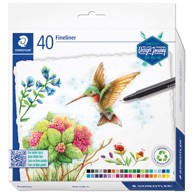 STAEDTLER Flomaster 334 C40-C fineliner triplus design journey 0,3mm