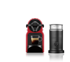 NESPRESSO Aparat za kavu + Aeroccino Inissia, crveni