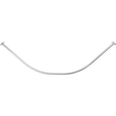 TENDANCE Zaobljeni za kadu 90-90 cm, aluminij, krom