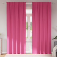 Zavjese za zamračivanje 225x140 cm 2kom, roze