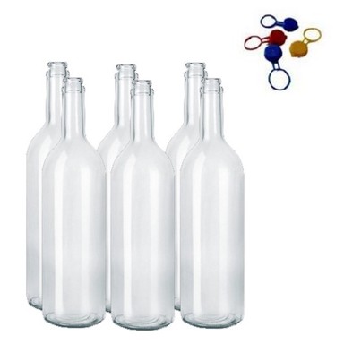 VETRO Staklena boca, 1 l, 6/1