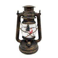 Djed Božićnjak s LED osvjetljenjem, glazbom i snijegom, 4,5 x 11,7 x 24,5 cm