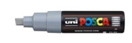 UNI POSCA Marker Pc-8k, sivi