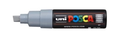 UNI POSCA Marker Pc-8k, sivi