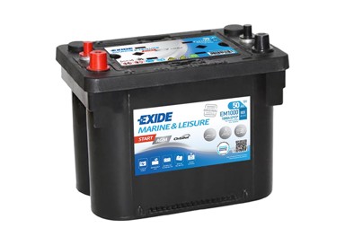 EXIDE Akumulator Marine Start AGM EM1000 50AH L+ 26,0X17,3X20,6 (800A)