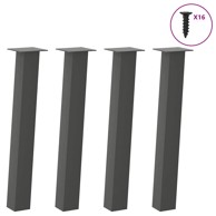 Noge stolića za kavu 4 kom antracit 72 cm čelik