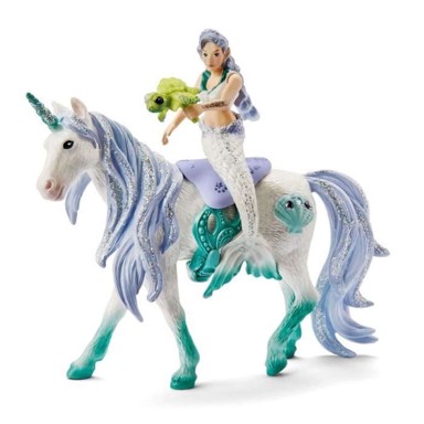 SCHLEICH Figurica Sirena s morskim jednorogom Bayala 70594, 4 dijelova