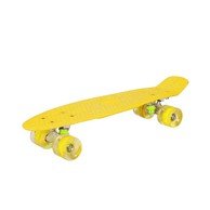 Skateboard sa LED kotačima, žuta