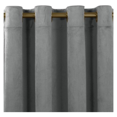 HOMEDE Antracit siva zavjesa 200x270 cm Vila