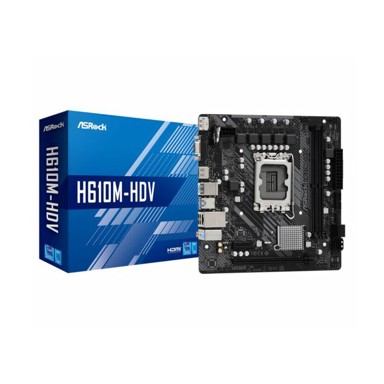 ASROCK Matična ploča H610M-HDV, Intel H610, mATX, s. LGA1700