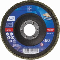 LUX TOOLS Brusna ploča, lamelirana, 115 mm, K60