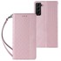 MG Preklopna maskica za Samsung Galaxy S22 Plus, magnet strap, roza